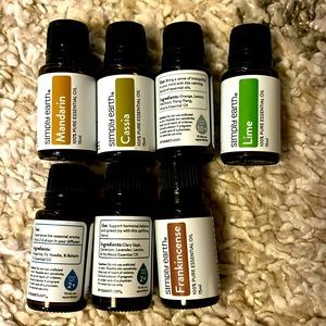 Pure essential oils—7 full bottles